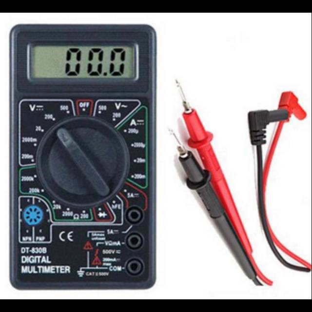 Avo Meter Multitester Avometer Multi Tester Multimeter Dt 830b Alat Ukur Komponen Penguji Ampere Shopee Indonesia