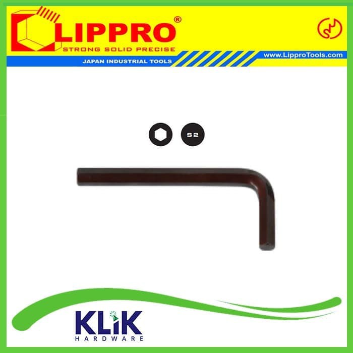 Lippro Kunci L Hexagonal Pendek 3 mm S2