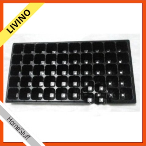 SEMAI TRAY LUBANG 50 Semai Tray Kualitas Benih Bahan Super Tebal LIVINO