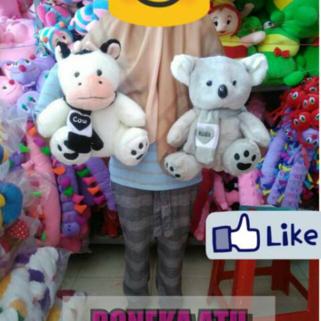 Boneka hewan SNI boneka binatang boneka sapi sni boneka koala sni boneka kelinci sni boneka monyet s
