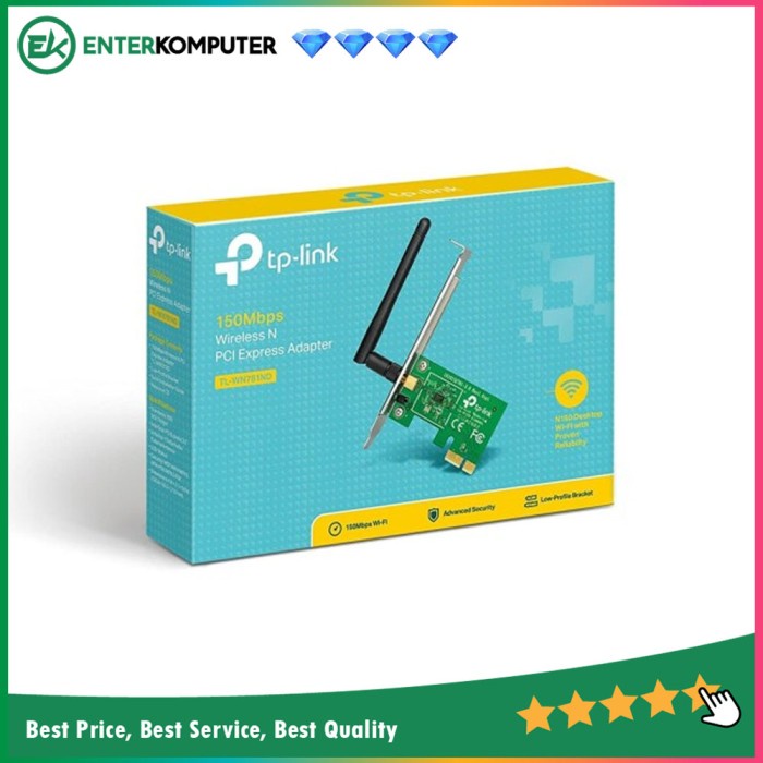 TP - Link 150 Mbps Wireless N PCI Express - TL-WN781ND