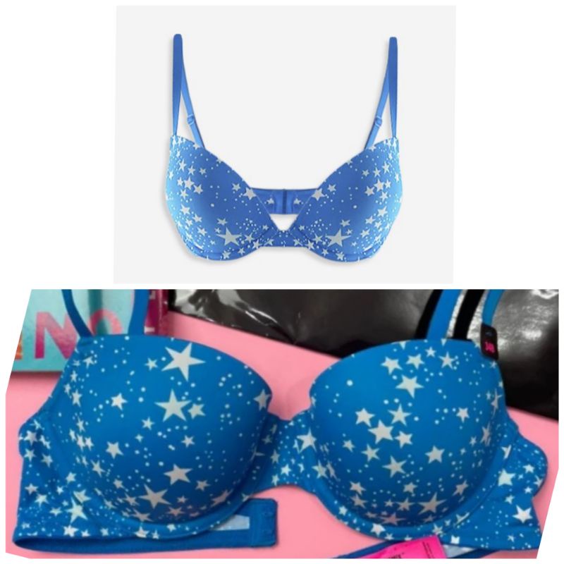Minioutlet LaSenza remix push up blue bra original bh branded