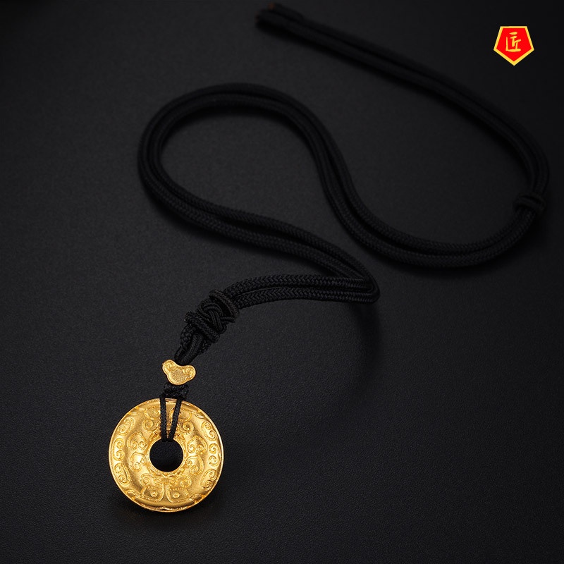 [Ready Stock]Golden Wishes Gluttonous Safety Buckle Pendant