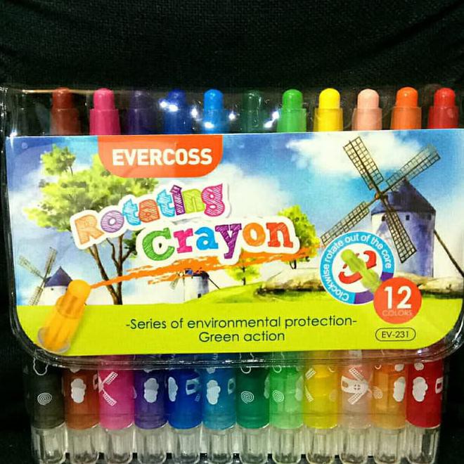 

Crayon Set - Crayon Anak - Putar Pendek - Kualitas Premium Best Seller