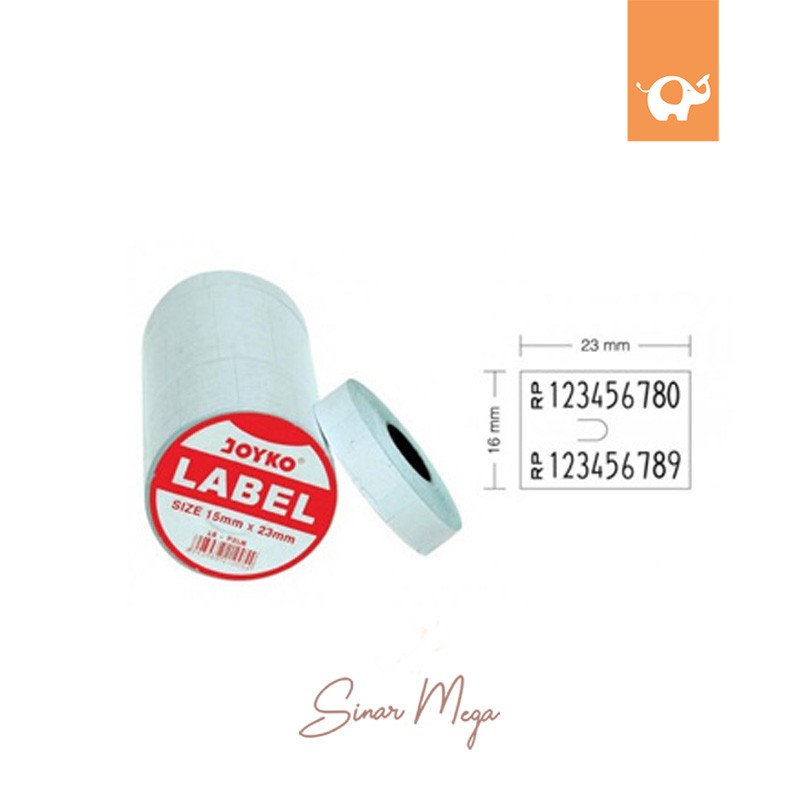 

PER PAK ISI 10 ROLL Joyko Price Label LB-P2LN / Label Harga Murah Berkualitas