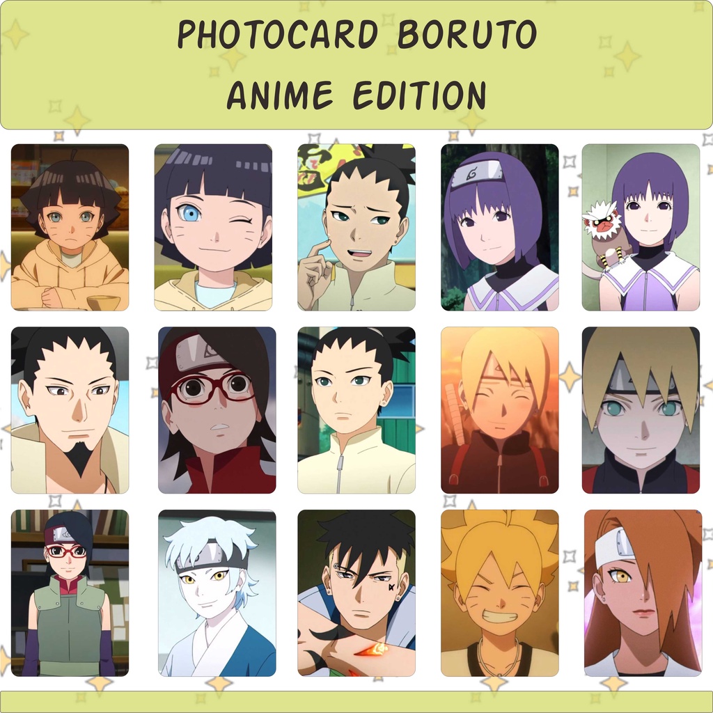 BORUTO ANIME EDITION PHOTOCARD ANIME