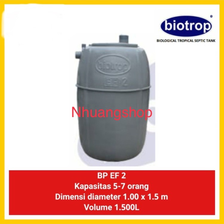 Septic tank Biotrop 1500 liter type BP EF2 ORIGINAL tangki septik