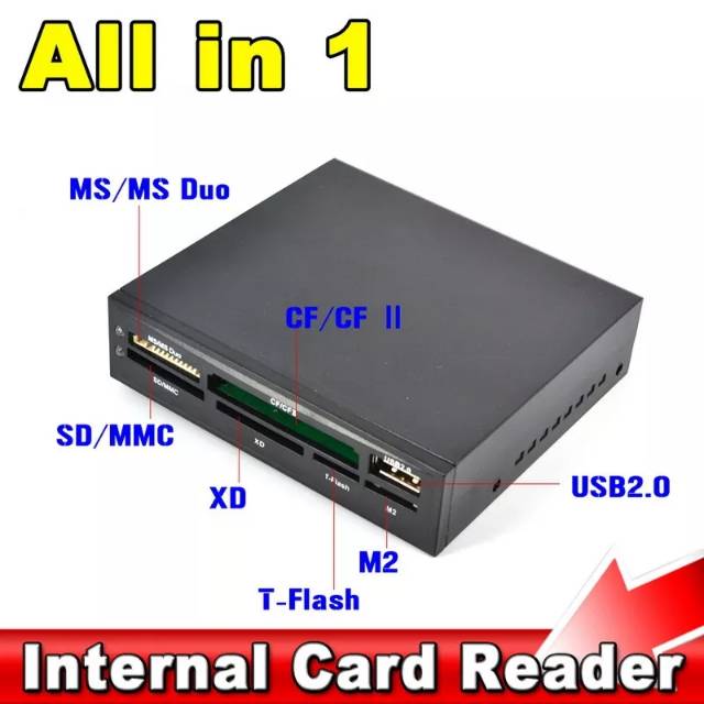 Front Panel 3,5&quot; Card Reader Internal