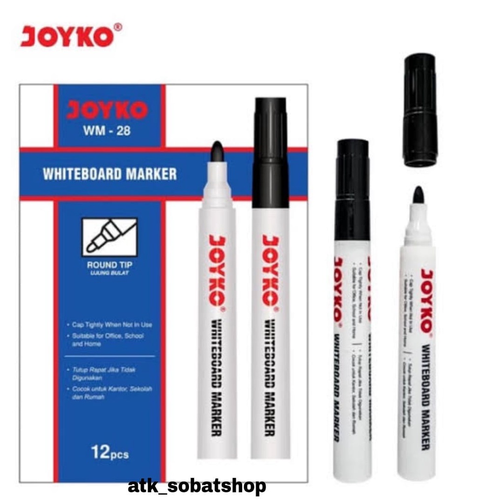 

Spidol WhiteBoard Joyko WM-28 / WM-29 (/PCS)