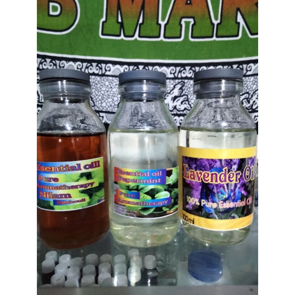 100 mll Nilam, pepermint,lavender murah berkualitass