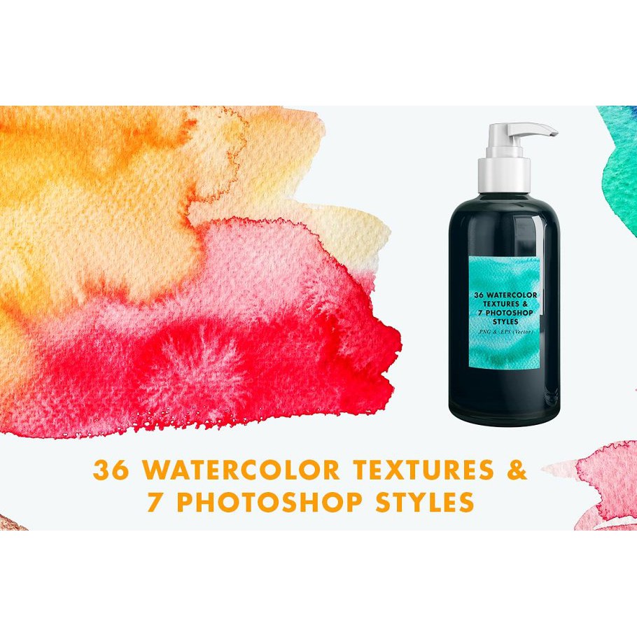 Vector &amp; JPG Watercolor Textures - JPEG Ultra HD