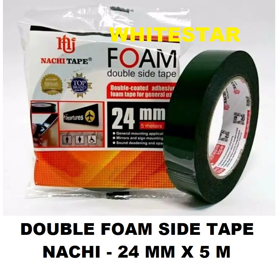 

double side tape foam 24 mm x 5 m - nachi