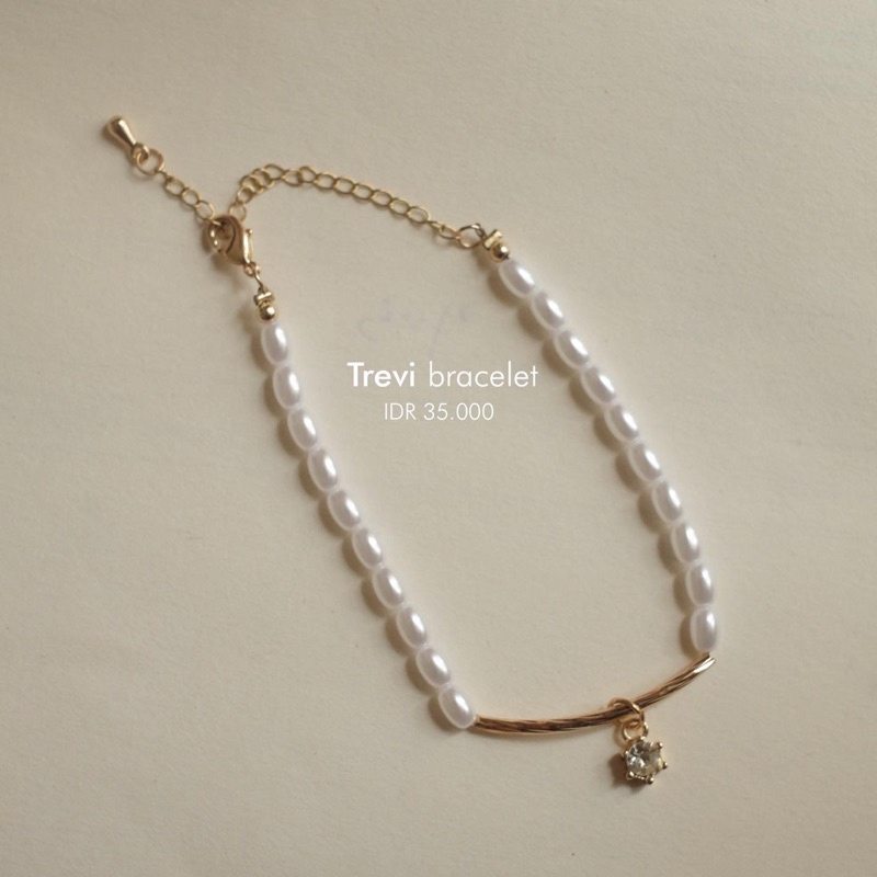 Ark.co - TREVI pearl beads bracelet gelang tangan mutiara minimalis