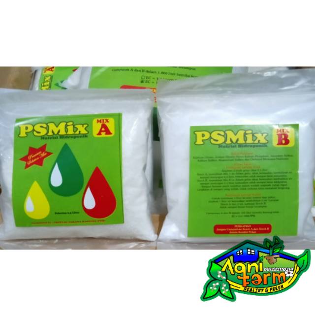 Nutrisi Hidroponik AB Mix Sayuran Daun Pekatan 0.5 Liter - PSMix