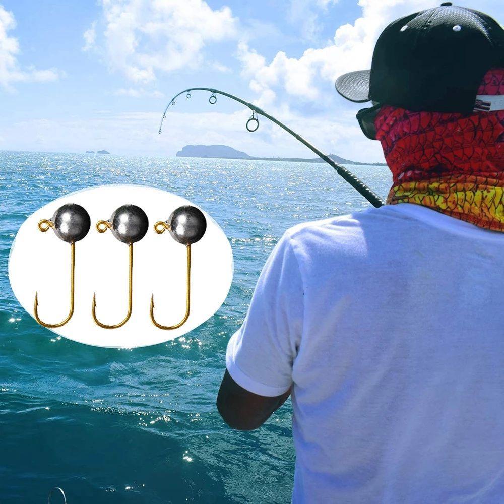 Rebuy Jig Head Hooks 10pcs/lot Fishing Tackle Umpan Keras Soft Lure Mini Engkol Jig Ice Fishing Hook