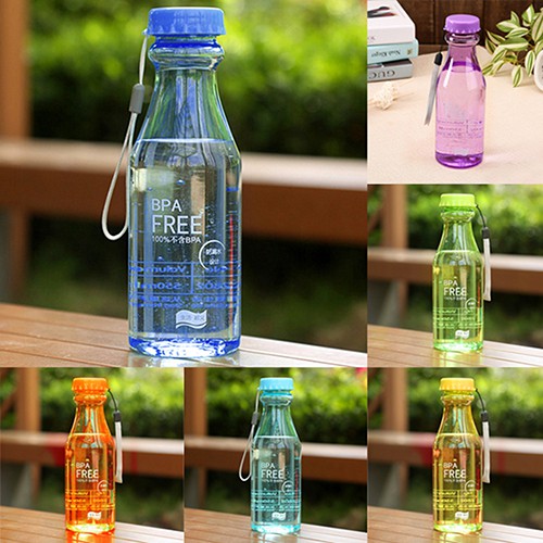Botol Minum Unik BPA Free Anti Tumpah  / Tempat Botol Air Minum - X447-5