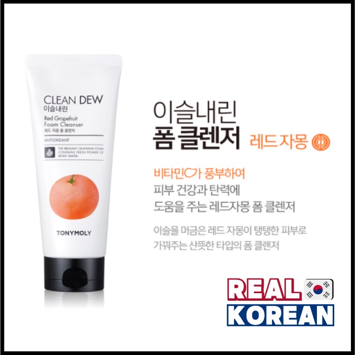 Tony Moly Clean Dew Foam Cleanser 180ml