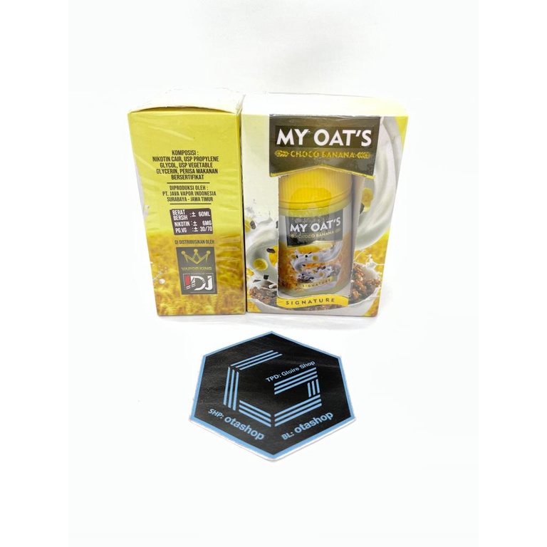 My Oats Choco Banana 60ML by IDJ x Vaporking Liquid chocolate cereal