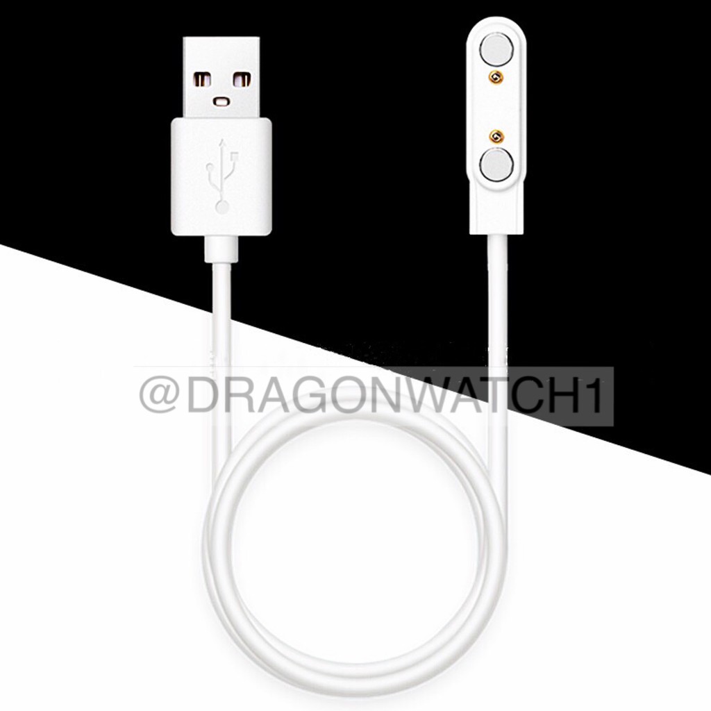 [Ready Stork] Kabel charger jam imo smartwatch Q12 anti air kabel data cas magnet waterproff   A07