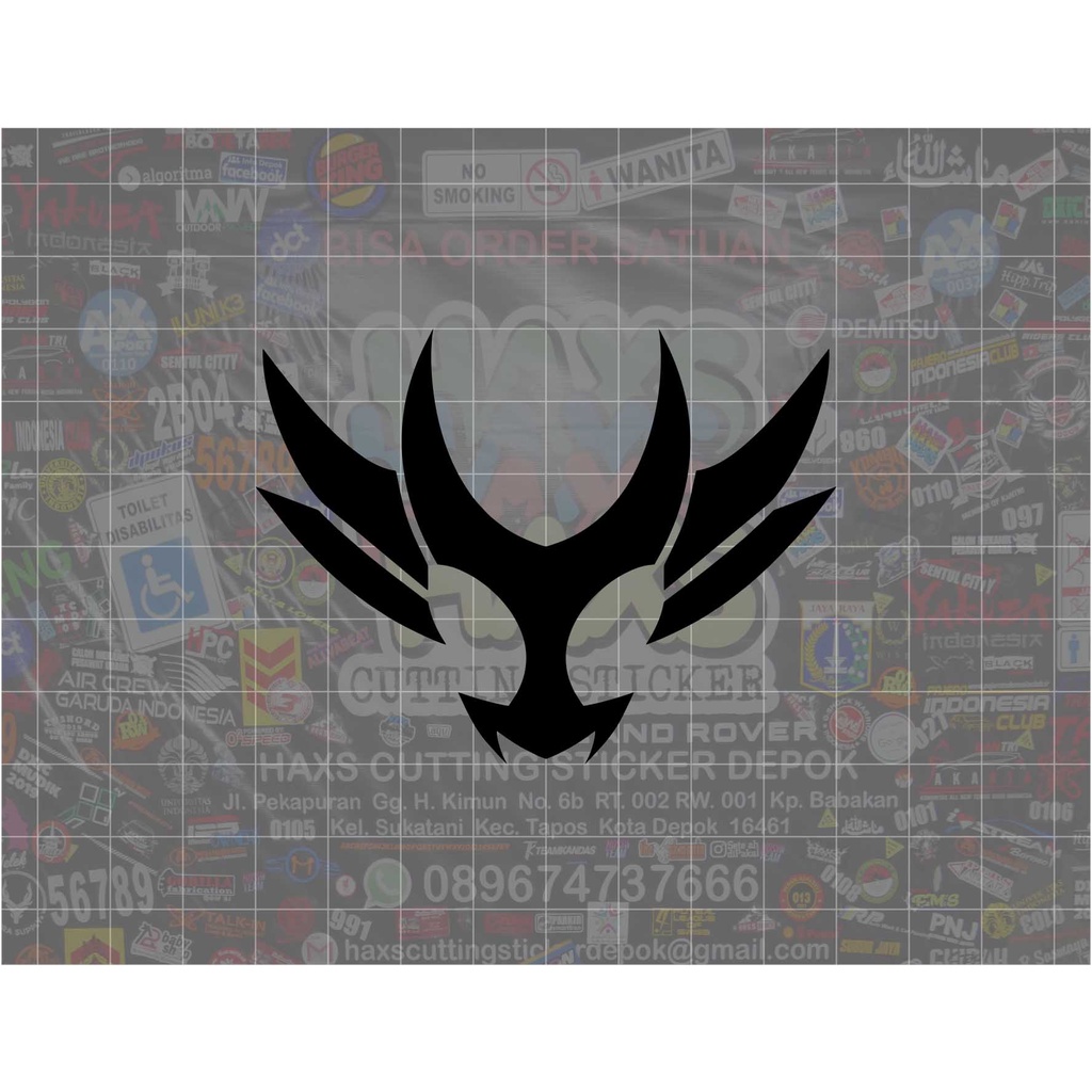 Cutting Sticker Logo Kamen Rider Agito Ukuran 8 Cm