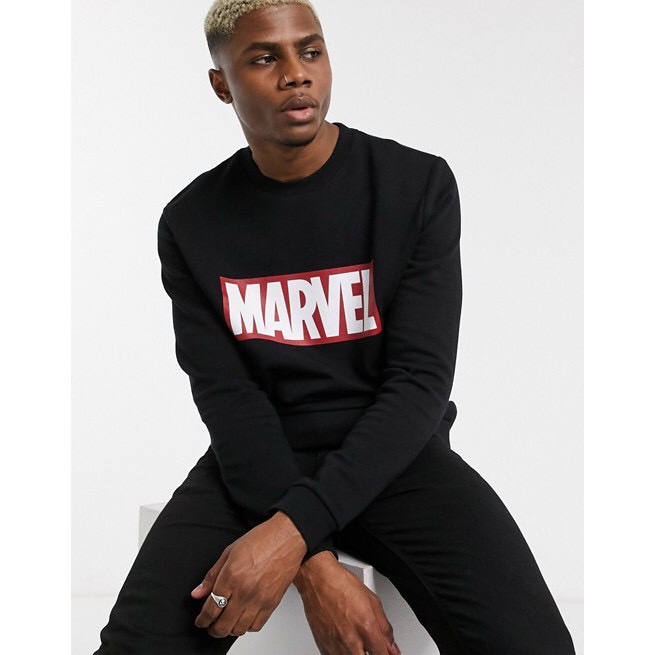 Crewneck HnM Marvel Black