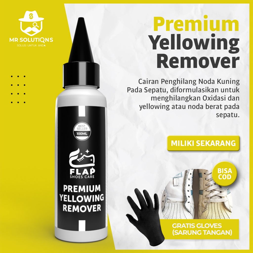 UNYELLOWING SEPATU CAIRAN PEMBERSIH PEMUTIH PERAWATAN SABUN CUCI SEPATU SHOES CARE CLEANER PUTIH UR1