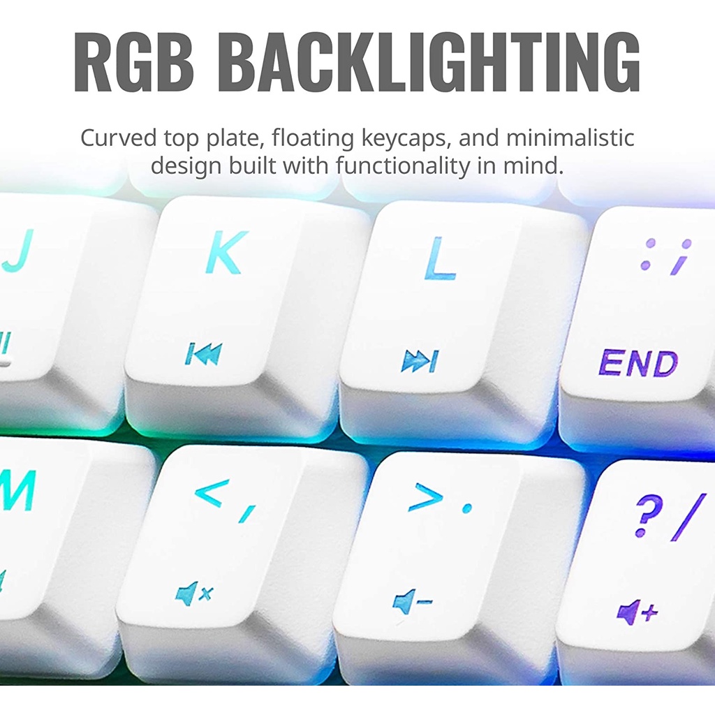 Cooler Master SK620 RGB 60% Low-Profile Mechanical Gaming Keyboard