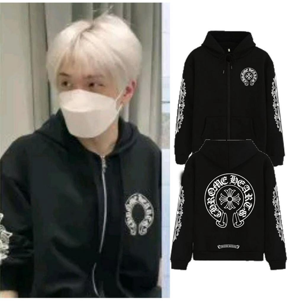 Zipper NCT Dream Jisung crome full sablon kanan kiri