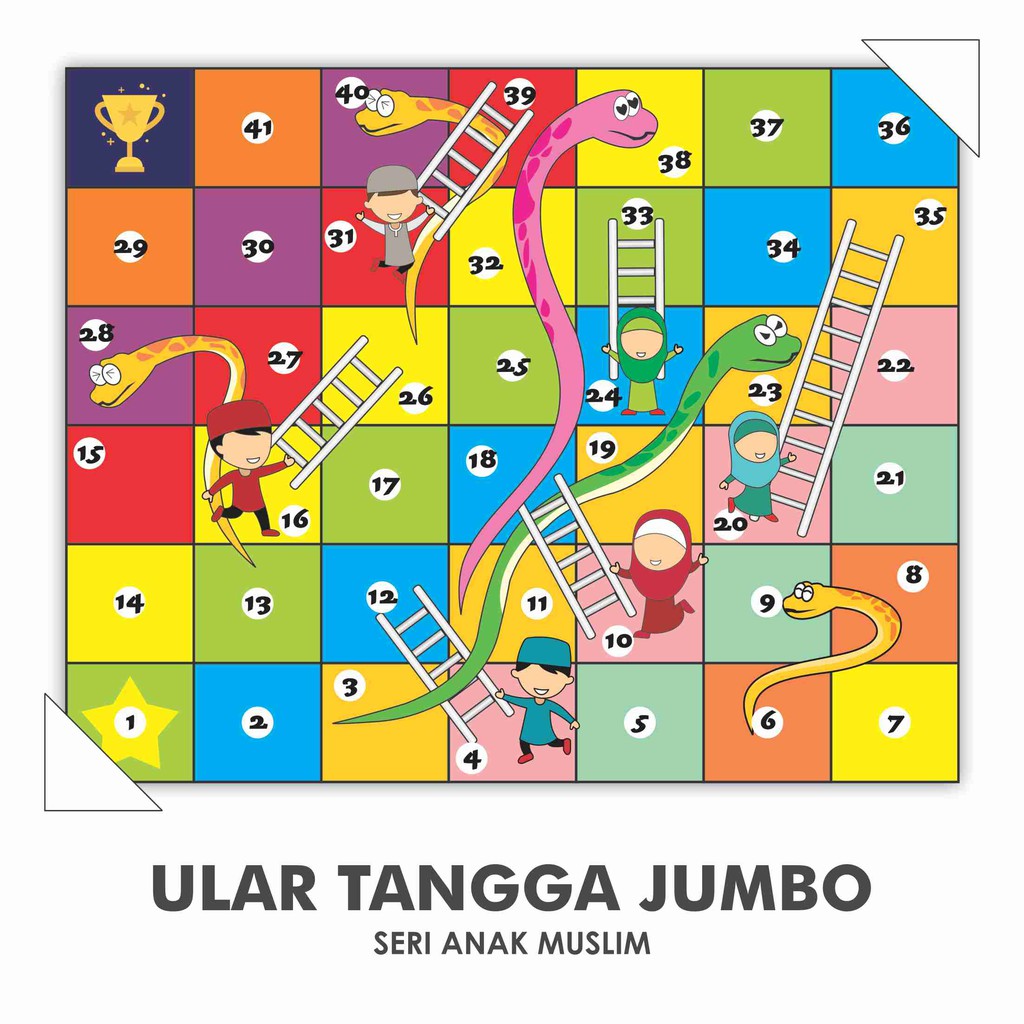 Ular Tangga Jumbo Edukasi Murah 2x2,5 m
