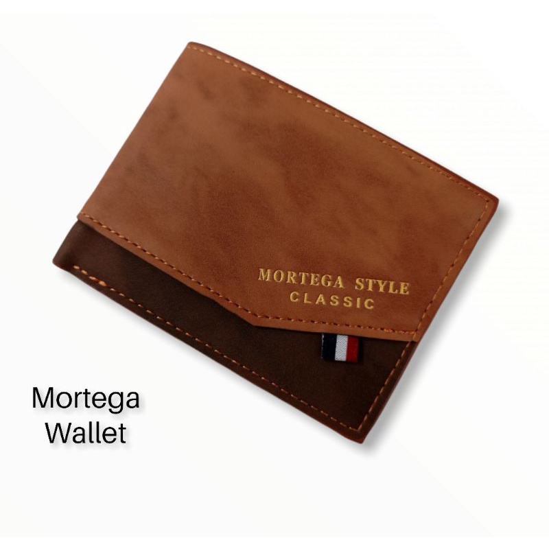 DOMPET MEN'S MORTEGA PU LEATHER WALLET ~ dompet kulit lipat pria