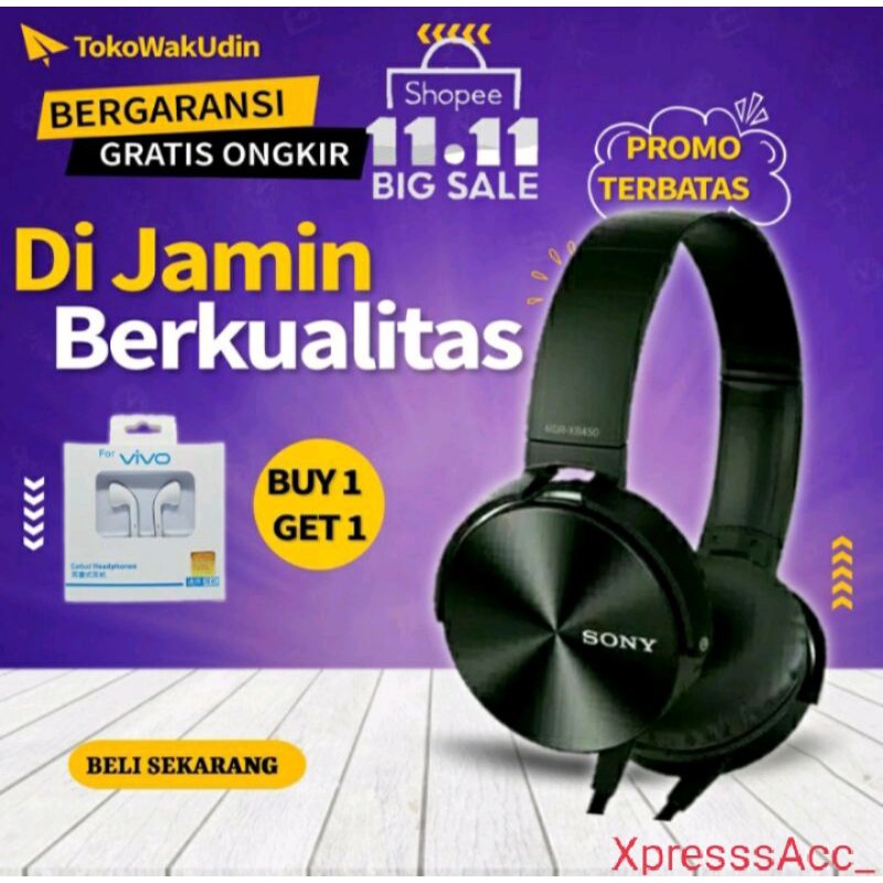 Headset bando Sony PPT 440 full Bass / HF Sony bando fullbass