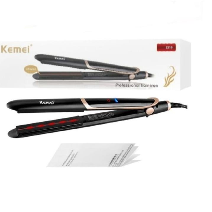 [CH1127] CATOK RAMBUT KEMEI KM-2219ORI INFRARED 2IN1/Pelurus Rambut 785GWS