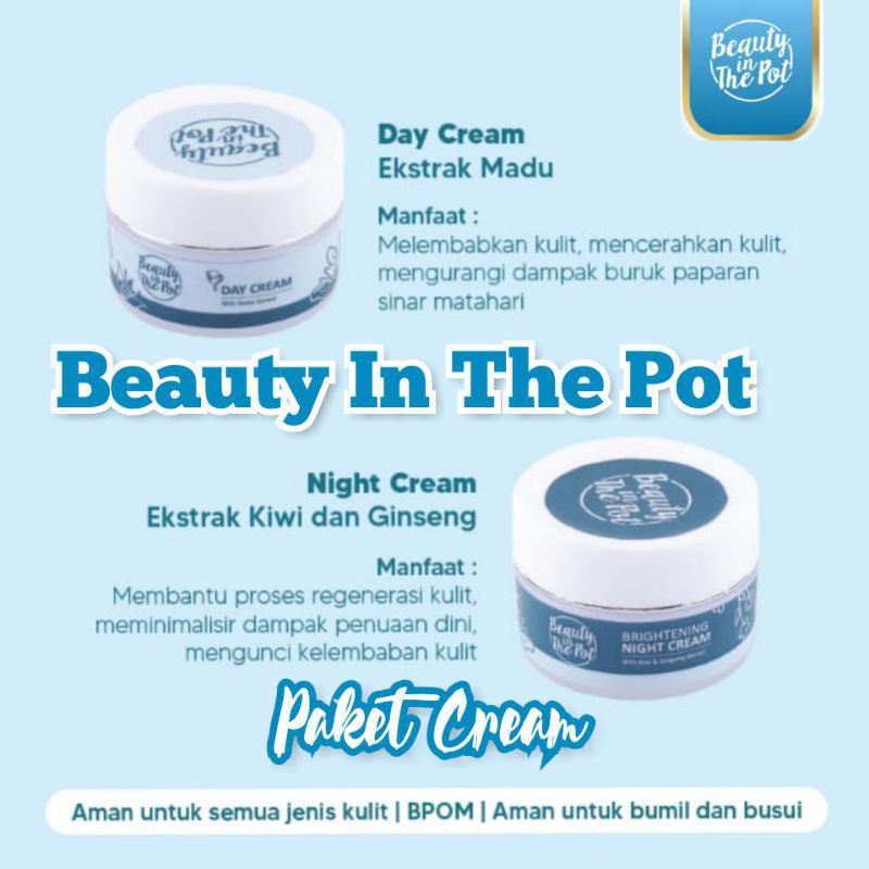 [Beauty in the pot day cream dan night cream brightening series
