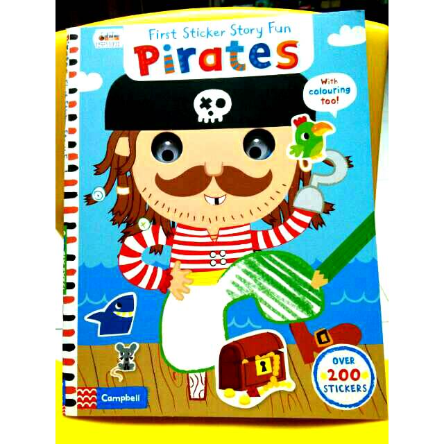 

Buku stiker pirate/ Buku stiker dinosaurus/ Activity book