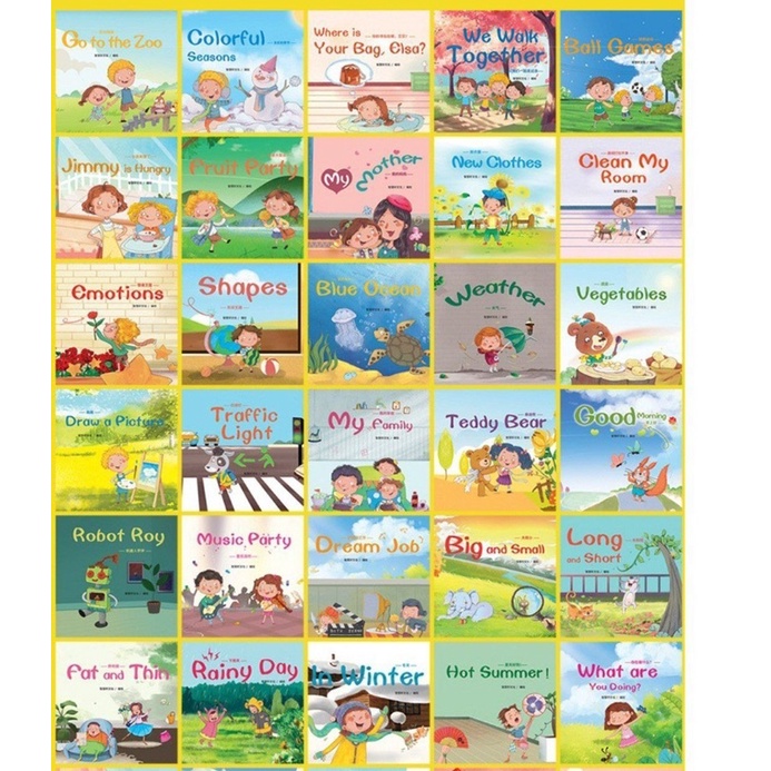 story book set isi 60 pcs English Story Book for Children 60 set / pcs