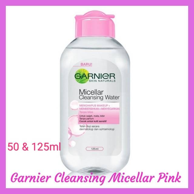 Garnier Cleansing Micellar  50,125&amp;400ml