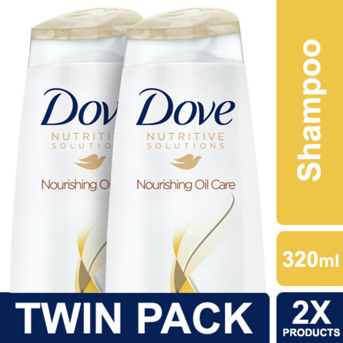 Dove Shampoo Nutritive Solutions Nourishing Oil Care 320ml - Twinpack Unilever