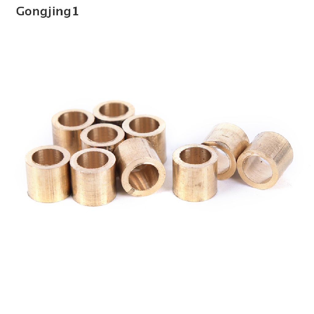 Gongjing1 10pcs Cue Ferrule Snooker Bahan Kuningan Untuk Alat Perbaikan