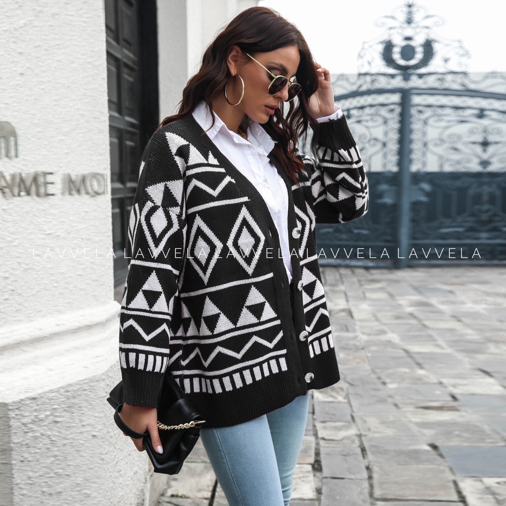 KYNLE CARDI AZTEC LAVVELA CARDIGAN OVERSIZED