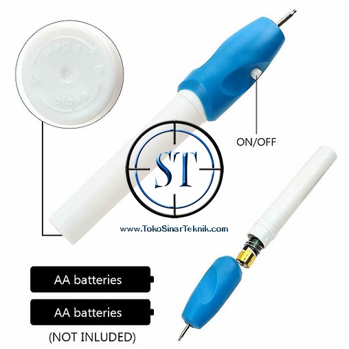 Pen Alat Ukir Elektrik lengkap dengan 2 mata ukir Engrave It
