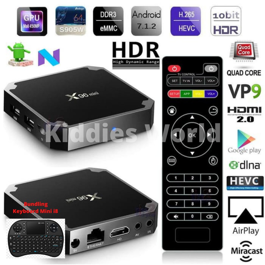 SMART TV BOX X96 Mini RAM 2GB/16GB / SMART TV