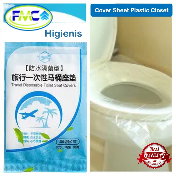 Alas Duduk Toilet Cover Plastik Tatakan Closet Travel Disposable Toilet Seat Covers Portable Travel Alas Kloset Murah Praktis