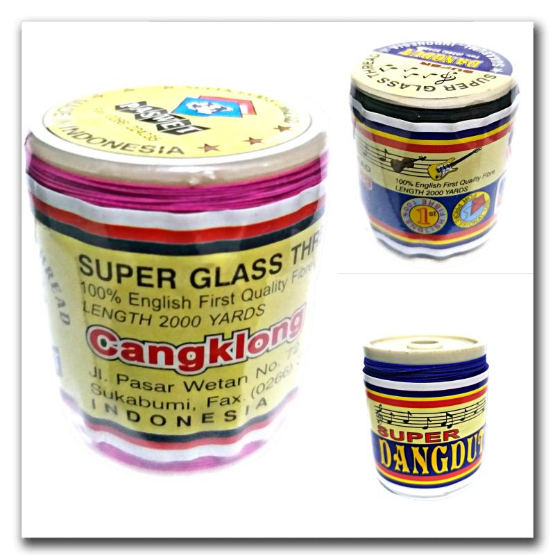 Benang Layang Layang Tempur Super Premium Bahan Benang Katun Kuat Ukuran 24 Edisi Terbatas Paswet Ma