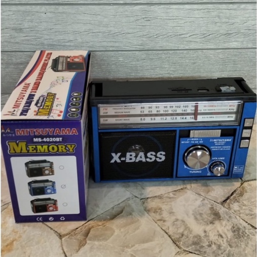 RADIO KLASIK MEREK MITSUYAMA MS-4020BT TIPE MEMORY