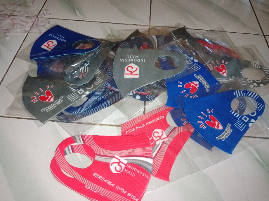Satuan Masker Dewasa ”indonesia Maju”(random/request)