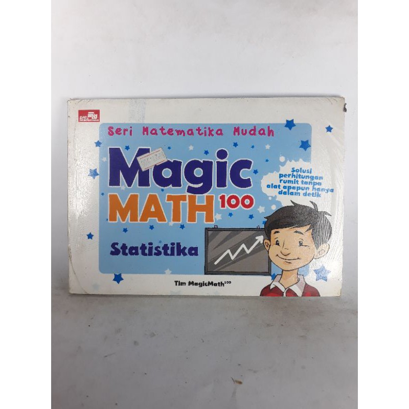 Seri matematika Mudah Magic Math 100 statistika . vri1