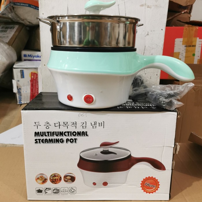 MULTIFUNGSIONAL STEAMING POT / PANCI SERBAGUNA PORTABLE ELECTRIC TERMURAH