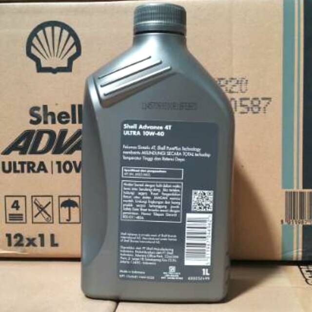 OLI MESIN MOTOR SHELL ADVANCE ULTRA 10W-40 1 LITER