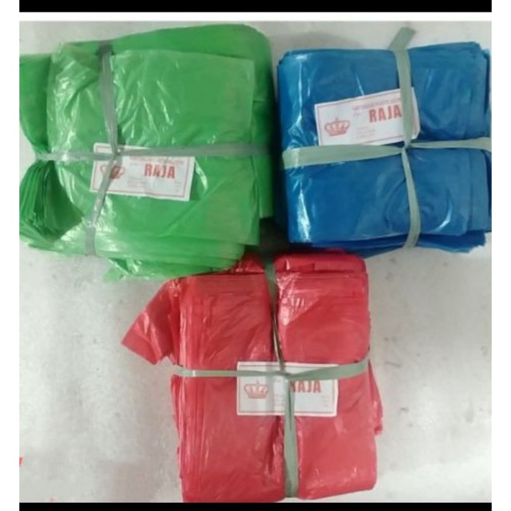 kresek los raja warna 15 24 28 kiloan 1 kg kecil besar tanggung