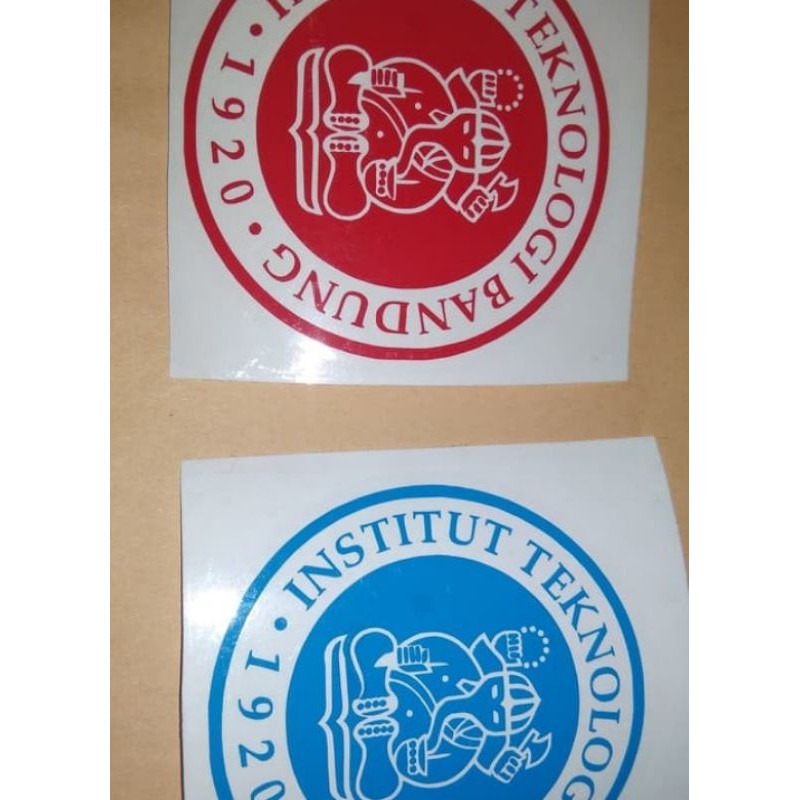 Cutting Sticker Logo ITB BANDUNG/Sticket ITB/Sticker Mobil